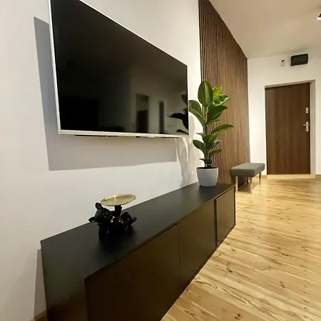 Black & Wood Premium Апартаменти Лодзь